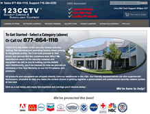 Tablet Screenshot of 123cctv.com